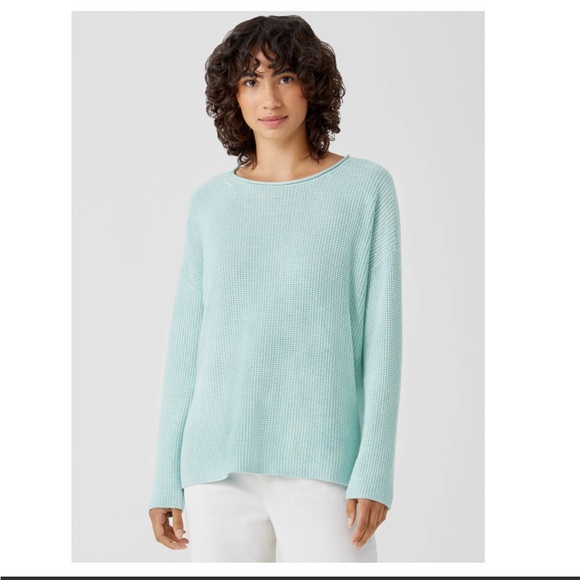Eileen Fisher Sweaters - NWT EILEEN FISHER Peruvian Organic Cotton Box-Top